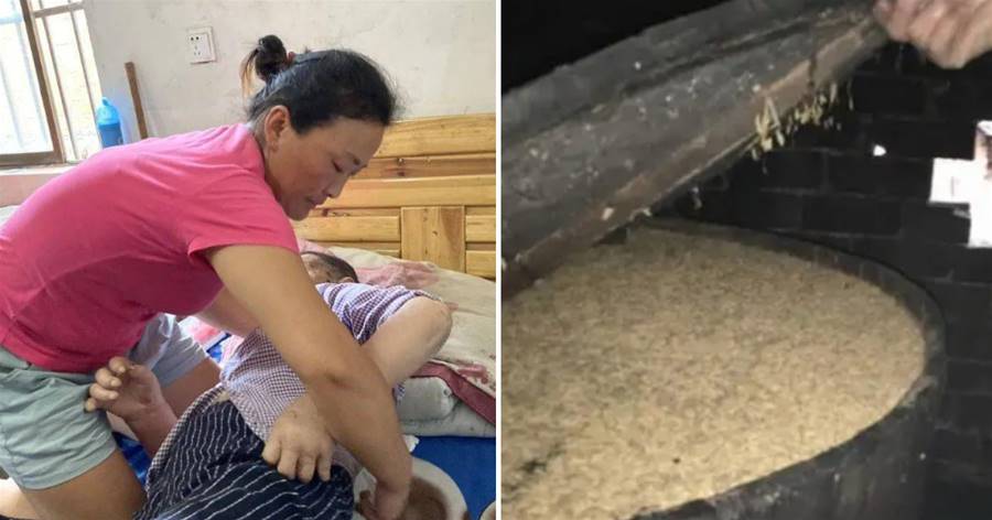 外甥女辭職照顧癱床舅舅5年，臨終房子給兒子，卻「只給她一缸米」，兩年后無意「打翻米缸」她笑了